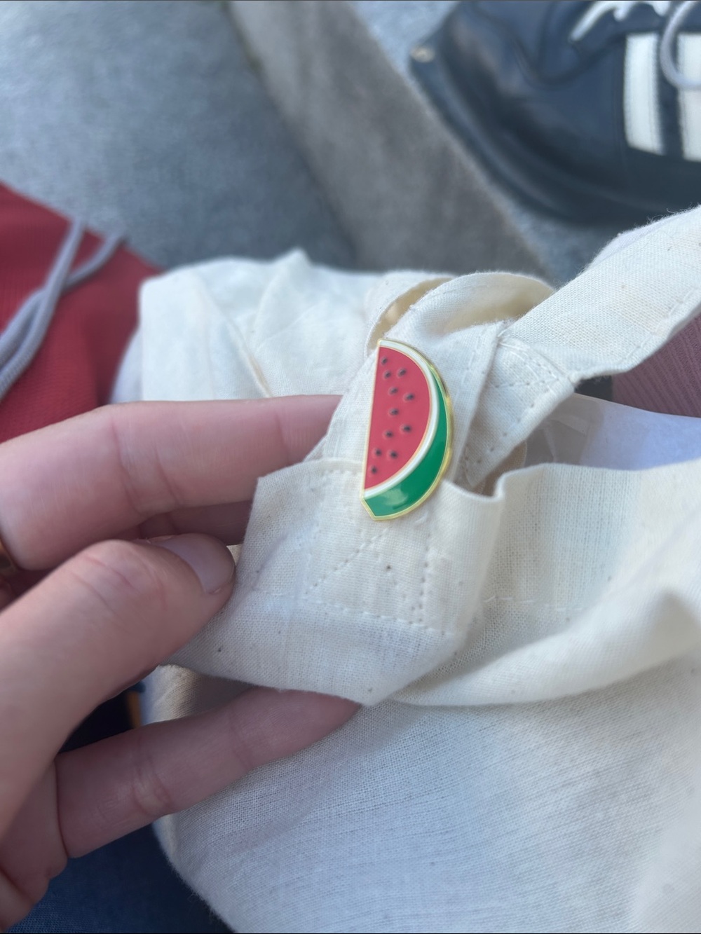 Watermelon Enamel Pin - Accessory - Picture 2 of 2